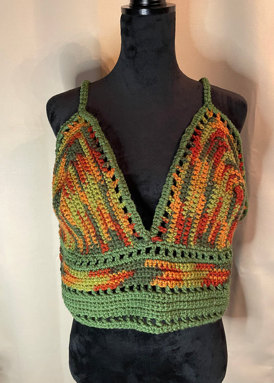 Autumn Vibes Crochet Halter