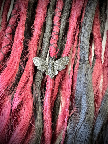 Crimson Nocturne | 55 DE Burgundy & Black Synthetic Dreadlock Set